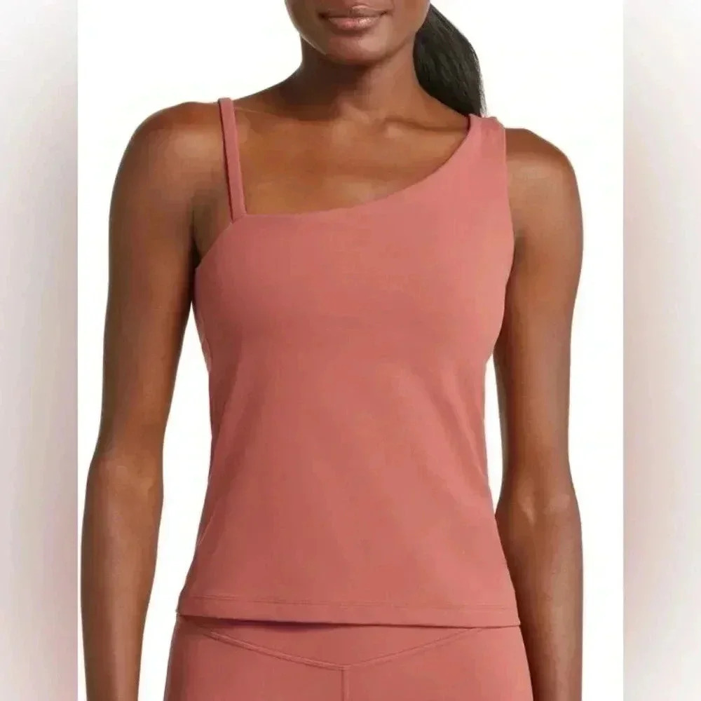 NWT Zella  Studio Luxe Asymmetric Support Tank S